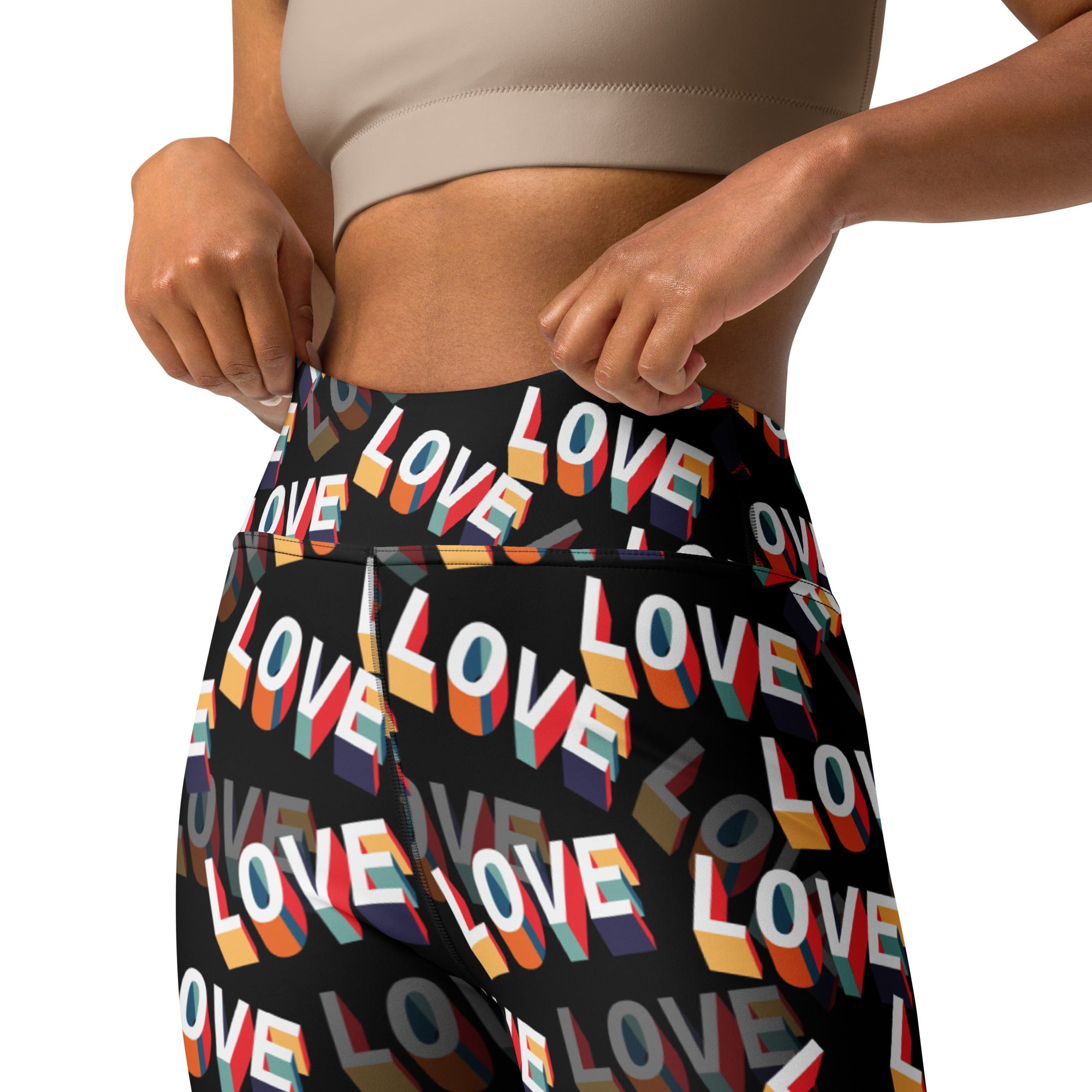 LOVE Is In The Air Yoga Leggings